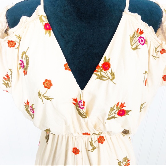 Lovers + Friends Cold-Shoulder Ruffle-Trim Romper - Picture 6 of 8